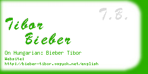 tibor bieber business card